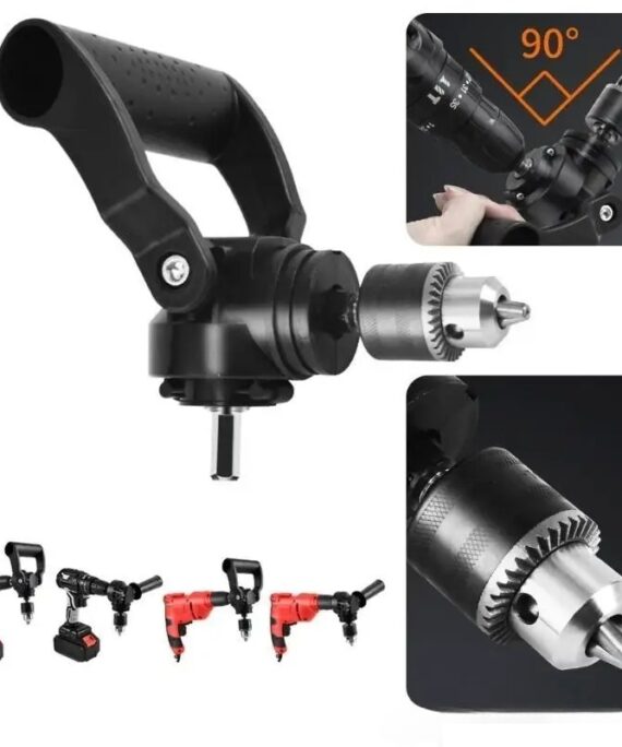 Right angle drill chuck