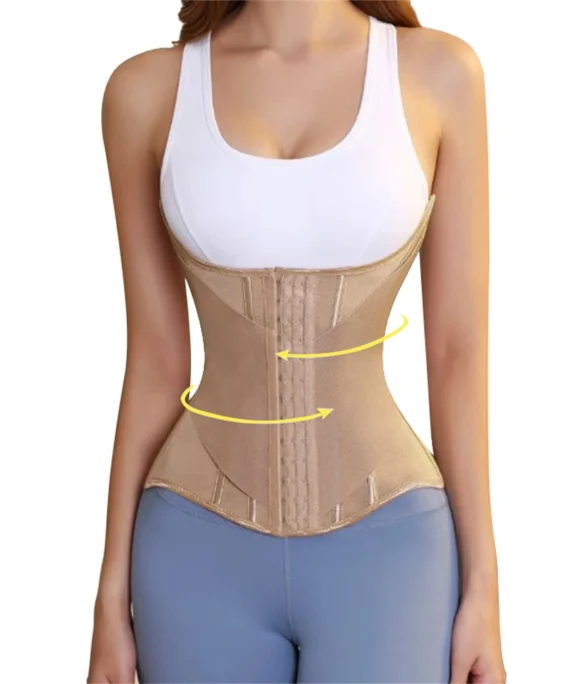 Breathable comfort waist shaper