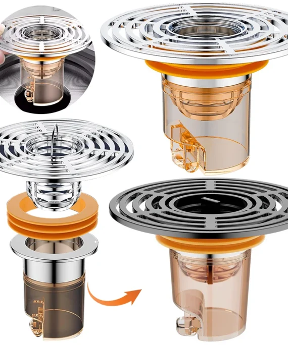 Magnetic self-closing floor drain core (2 pcs)