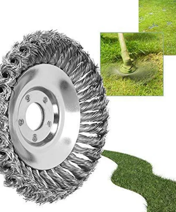 Weed brush trimmer head