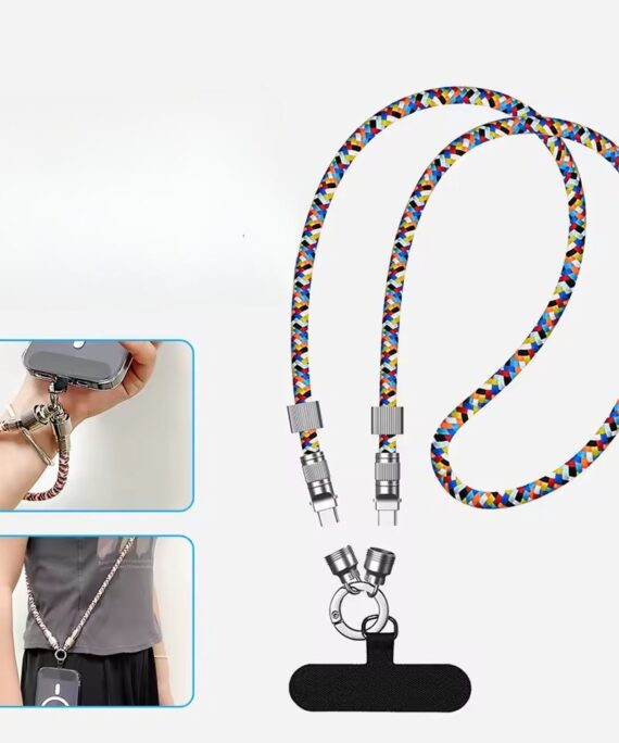 Phone lanyard charger