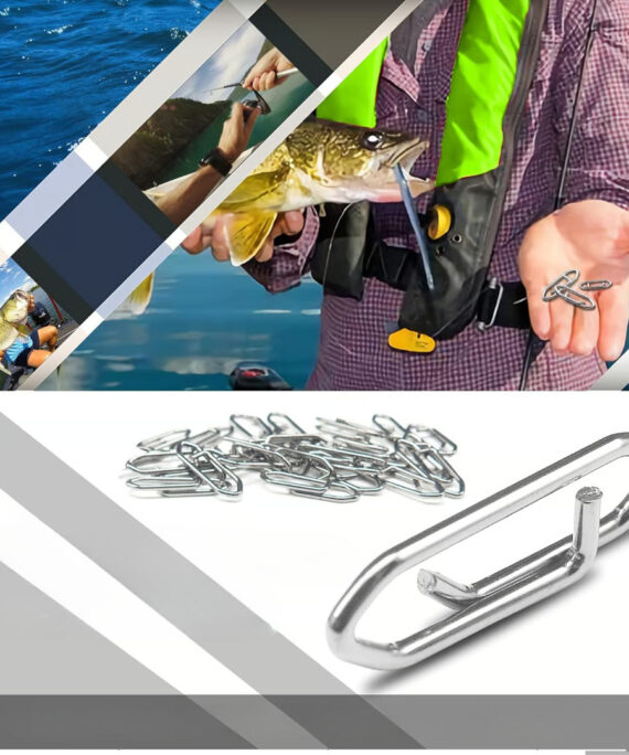 High-strength fishing clip (100 pcs)