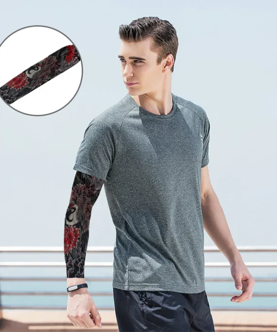Ultra-thin sun protection tattoo sleeves