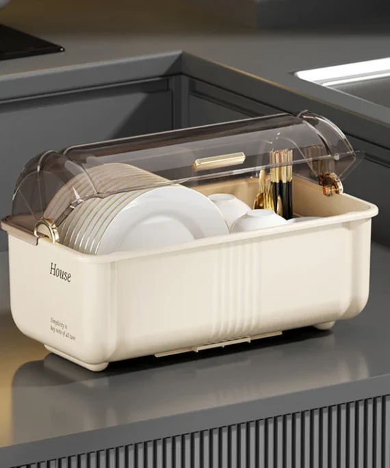 Dustproof dish storage box