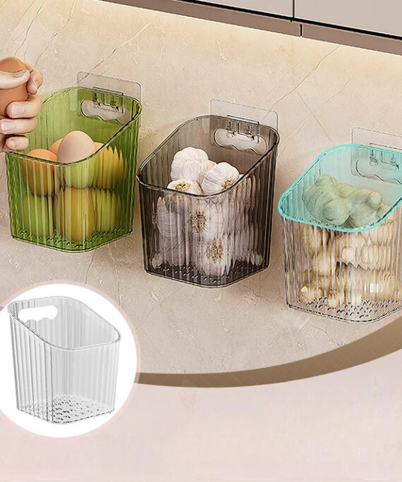 Wall-mounted storage organizer