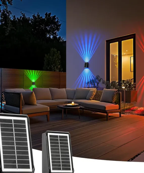 Solar outdoor waterproof wall light
