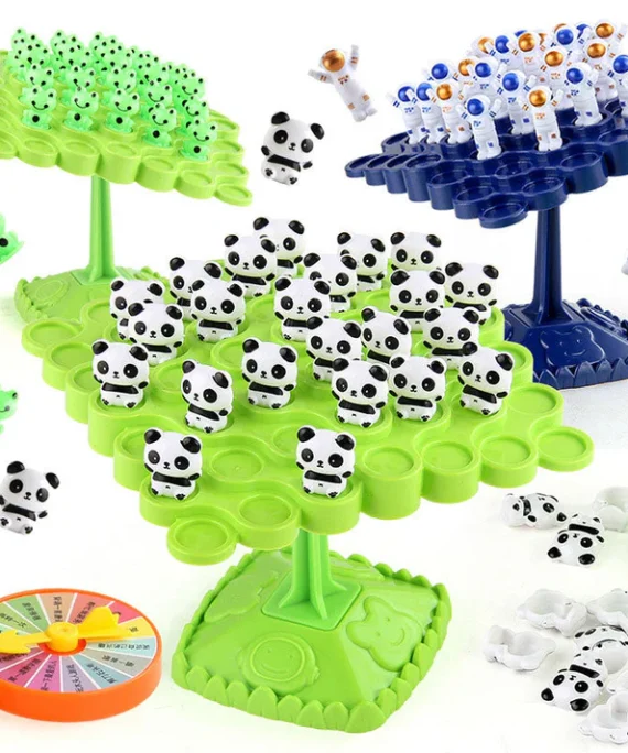 Balance tree frog stacking game