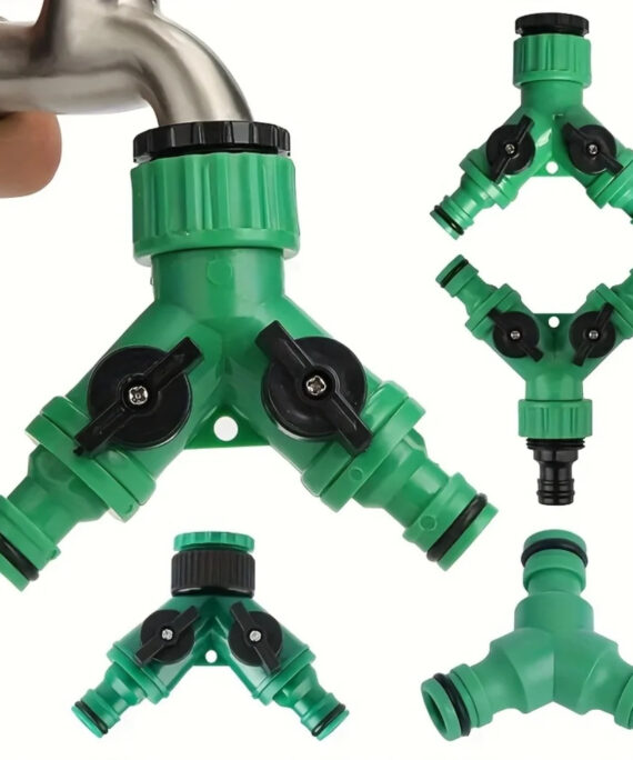 Two-head faucet splitter