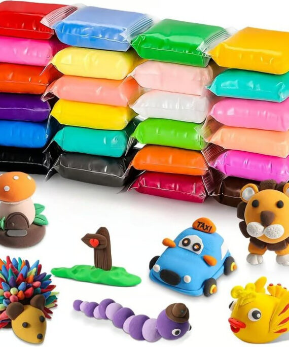 Air drying clay set