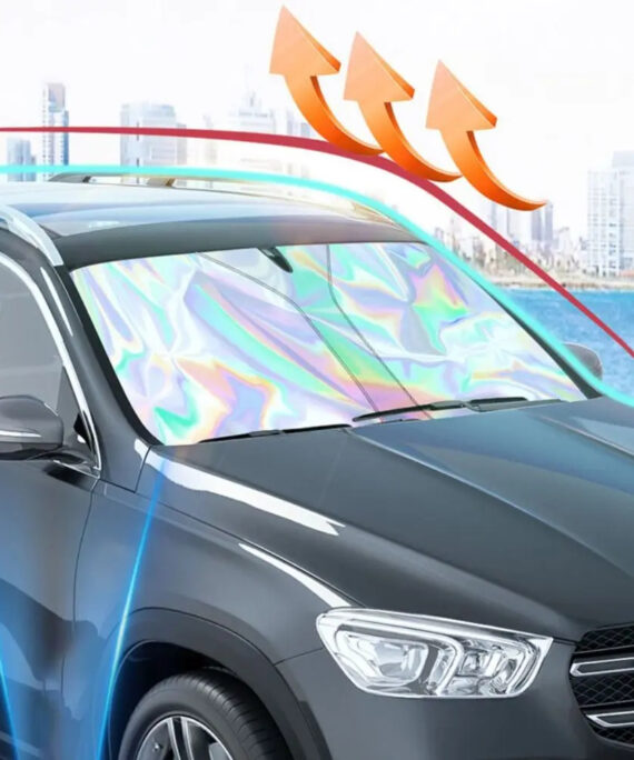 High-performance windshield sunshade