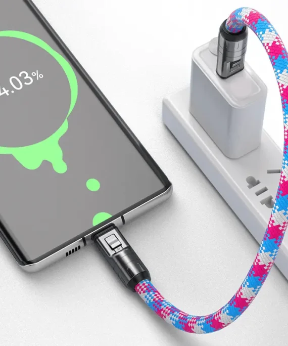 2-in-1 charging cable with bracelet design