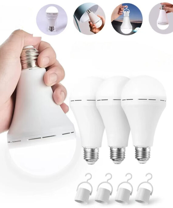 Rechargeable emergency light bulbs