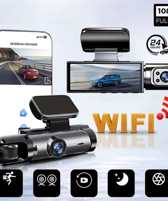 Dual lens dashcam