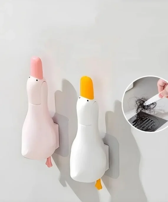 Bathroom hair cleaning clips