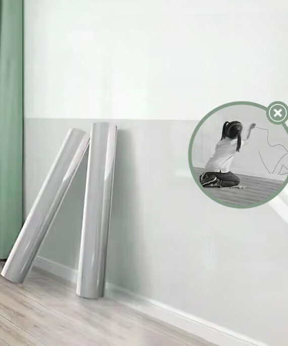 Transparent wall protective film